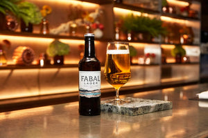 Fabal Lager at the Dorchester Hotel bar